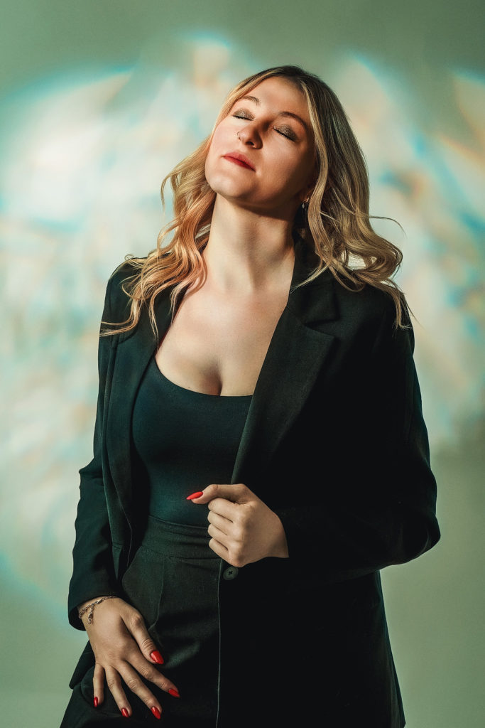 Portrait corporate avec éclairage gobo